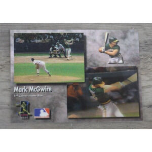 Mark McGwire 3D Hologram MLB Players Card 5x7" Magic Motion 1st Career Home Run